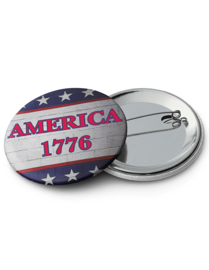 America 1776 Button